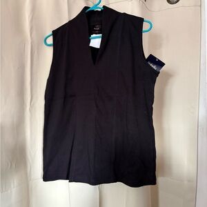 NWT Rafaella Sleeveless Cotton Knit Top
